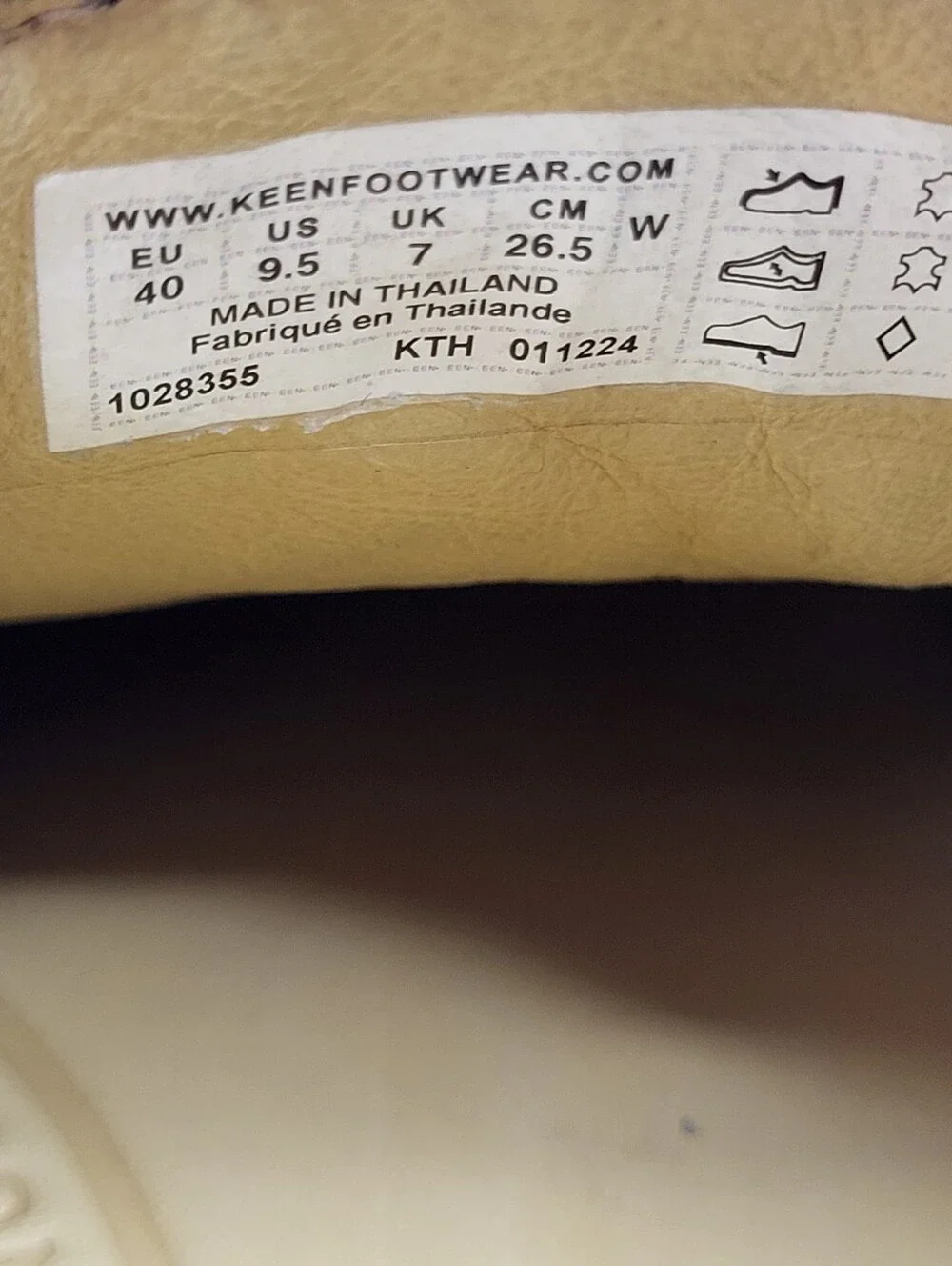 Keen KNX Lace Up Leather Casual Sneakers Shoes Women's Size 9.5